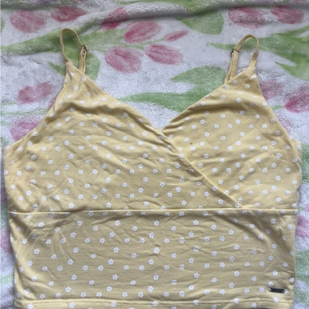 Cream Tan Sleeveless Wrap Camisole